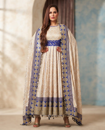 Anarkali suit.