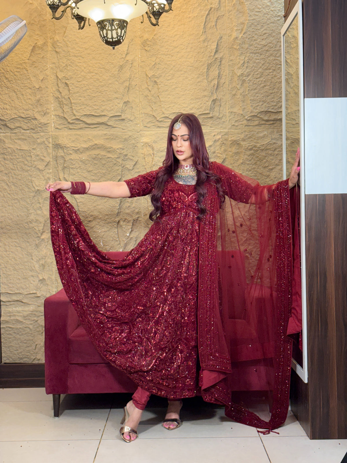 Anarkali heavy
