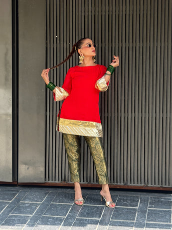 Red suit