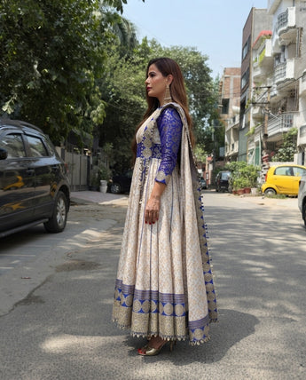 Anarkali suit.