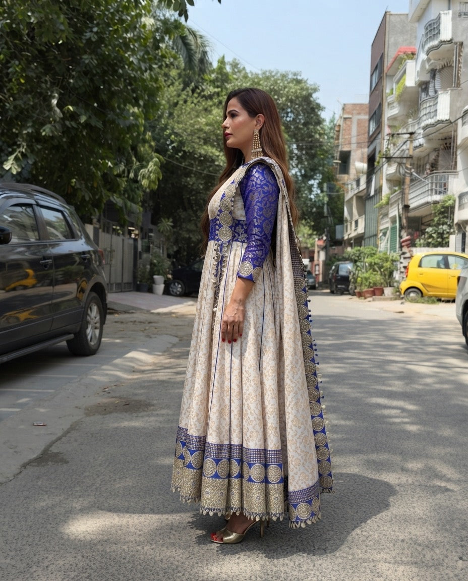 Anarkali suit.