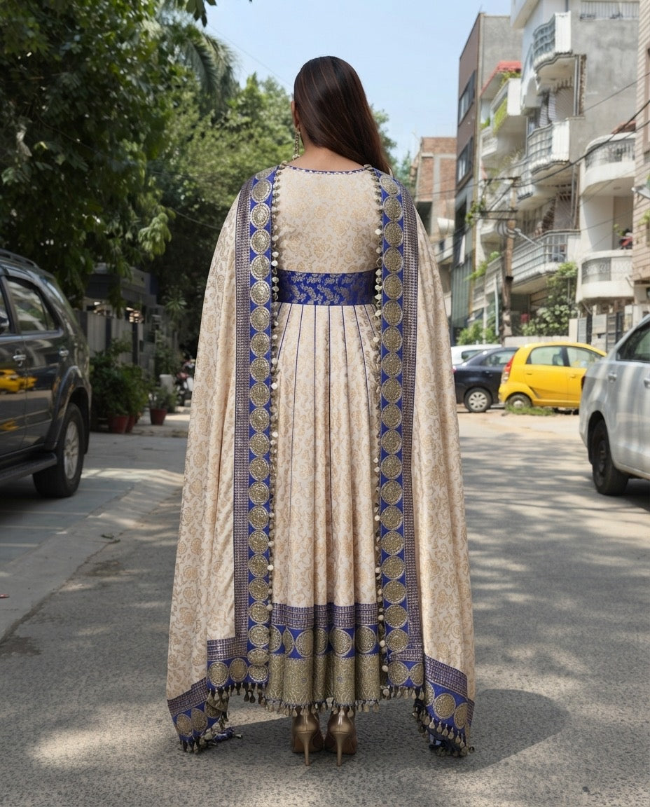Anarkali suit.
